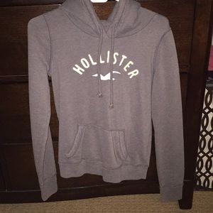 Grey hollister hoodie